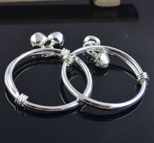 Sterling silver baby bracelet