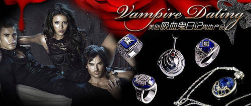Vintage vampire diaries salvatore damon protection sun family crest ring size 7
