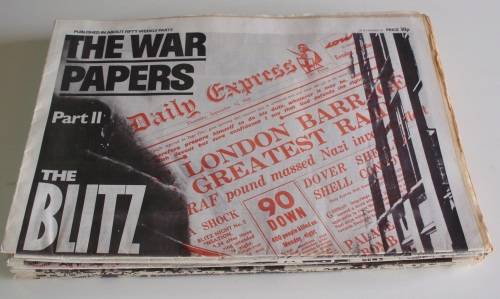 Newspapers "War Papers" 1976 x 15 unused