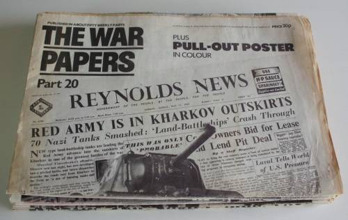 Newspapers "War Papers" 1976 x 15 unused