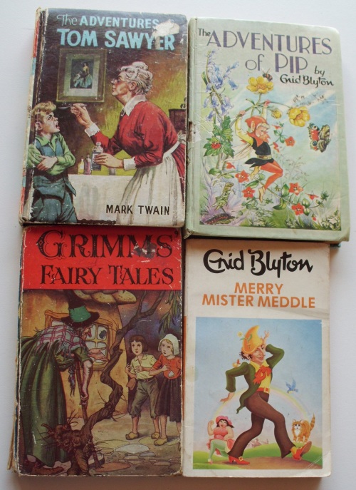 Books Children x 4 mixed lot vintage