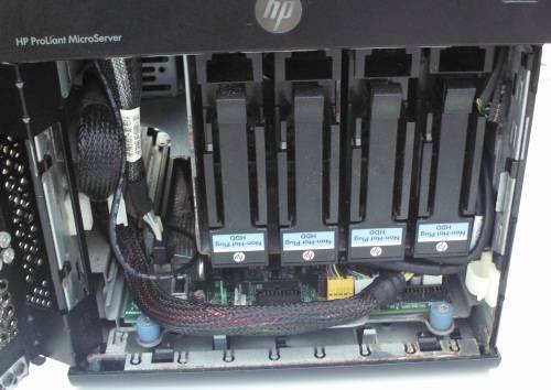 HP Micro Server box + M/Board + Ram Available for Spares