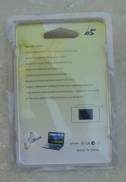 USB Ethernet/LAN Adapter