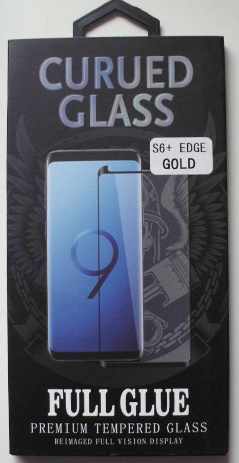 Samsung S6+ Gold Screen Protector Tempered Glass[Min order 10 units]