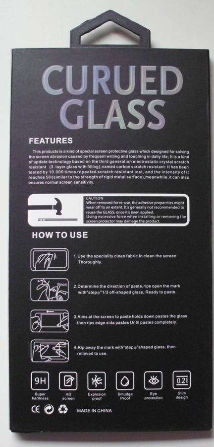 Samsung S6+ Gold Screen Protector Tempered Glass[Min order 10 units]
