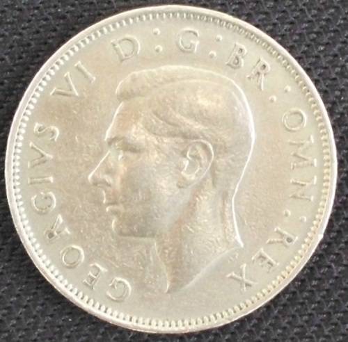 Coin UK 2 Shilling 1947 - Ef