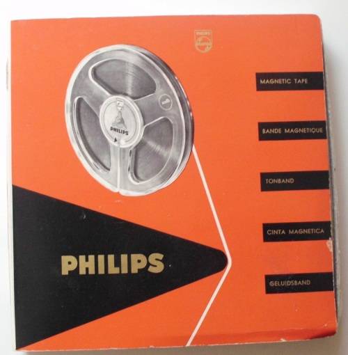 Magnetic Tape - Phillips - Sound Recording - Vintage - unused