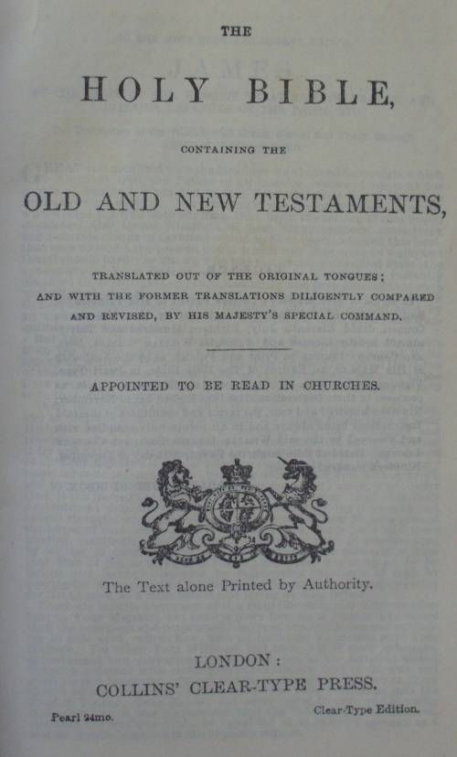 Bible - The Holy Bible - Pocket 1904 - Rare