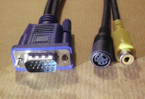 Cables vga to rca/s.video