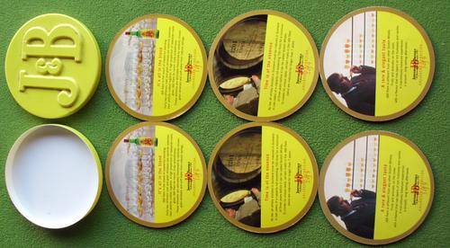 Coasters J+B 6 pce collectable.
