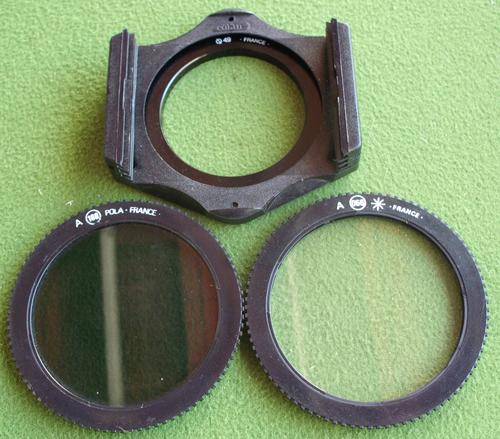 Camera lens UV filters + holder