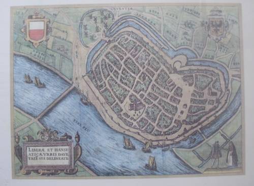 Print - Liberae et Hanseaticae Urbis Davetriesis Delineati - Vintage
