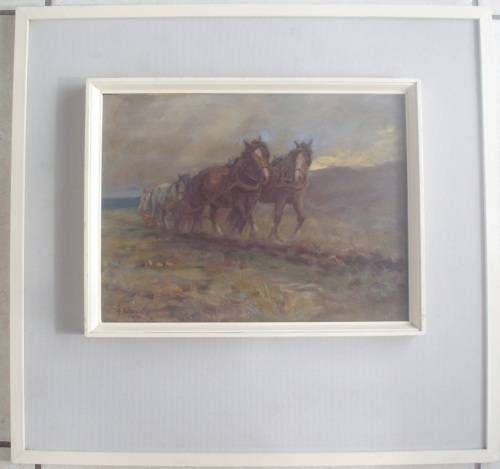 Painting - Oil On Board - Allerley Glossop - Vintage - rare!