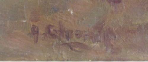 Painting - Oil On Board - Allerley Glossop - Vintage - rare!