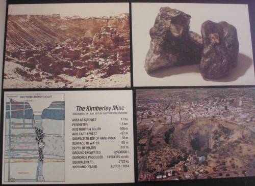 Postcard x 4 - Kimberley Hole - Vintage - Unused