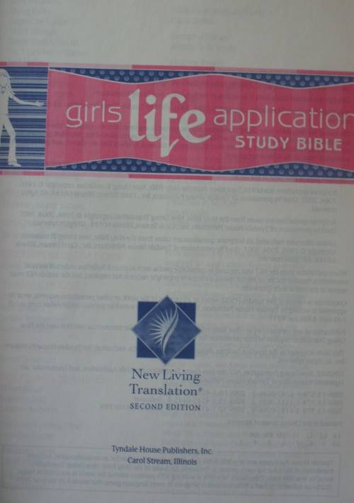 Bible - The Holy Bible - Girls Study Bible - 2007