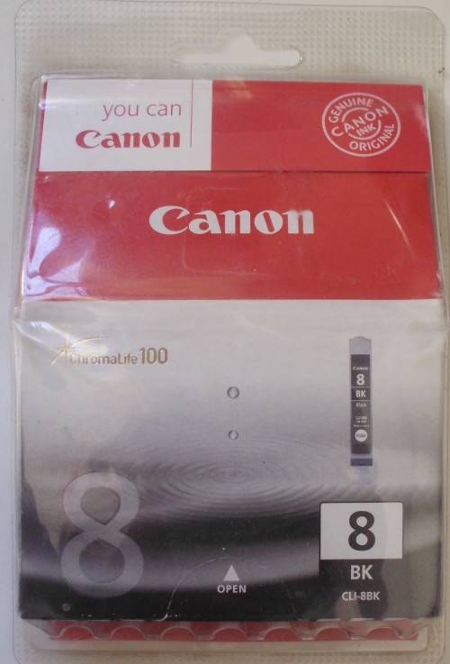 Canon - Ink Cartridge - CLI 8 BK - Black - Unused