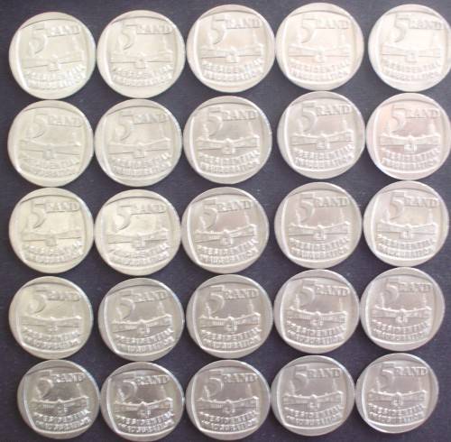 Coin - RSA R5 - 1994 Mandela x 25