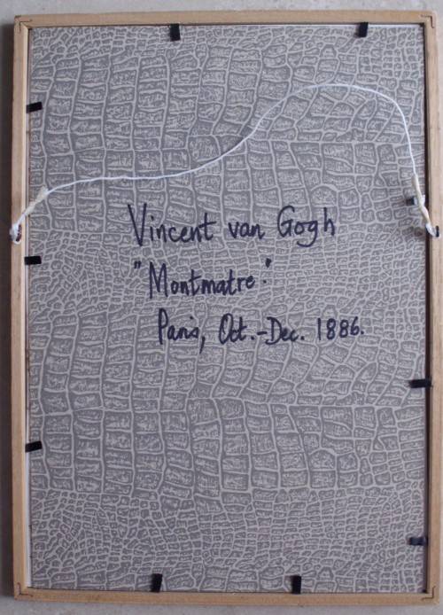 Print - Van Gogh - Montmartre - Framed