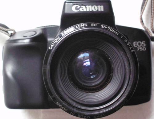 Camera - Canon EOS 750 Film - 35mm - With Lens + Battery