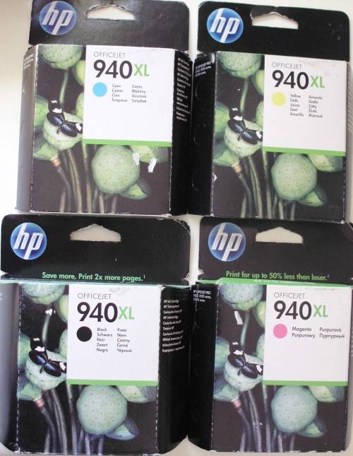 Printer Ink - HP 940 XL - Set of 4 - Original