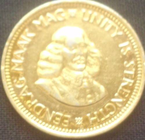 Coin/Pendant - RSA Half Cent 1962
