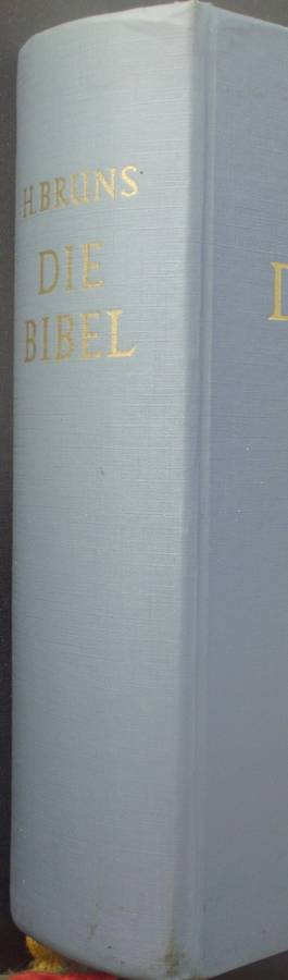 Bible - Die Bibel - German - Hans Bruns - 1964