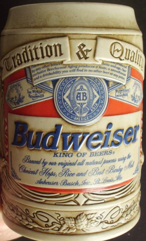 Beermug - Budweiser - Excellent