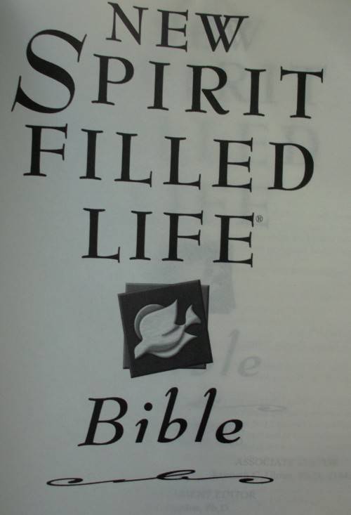 Bible - New Spirit Filled Life Bible  - NKJV - 2002