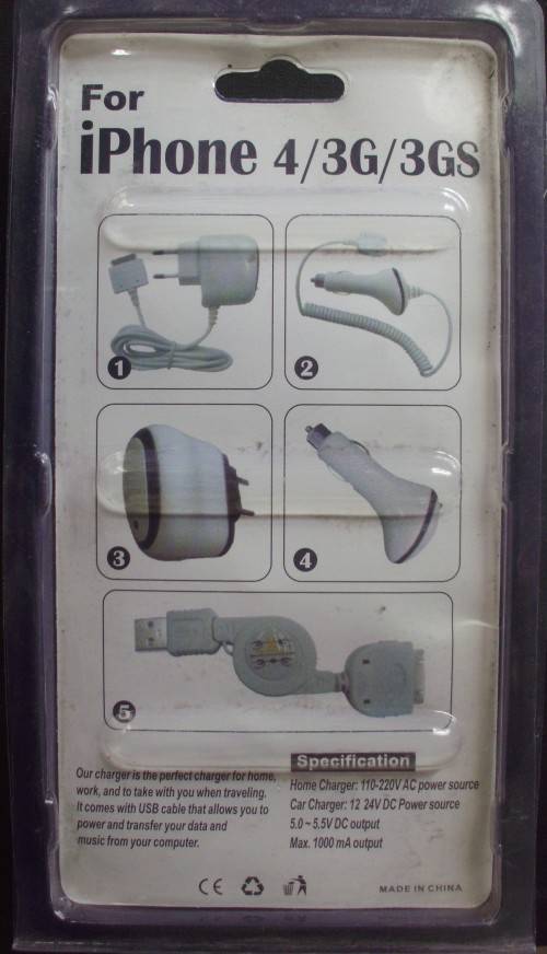 Iphone 3/4 Car Charger - Min order 5 Units