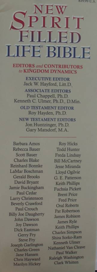 Bible - New Spirit Filled Life Bible - NKJV - 2002 - Perfect