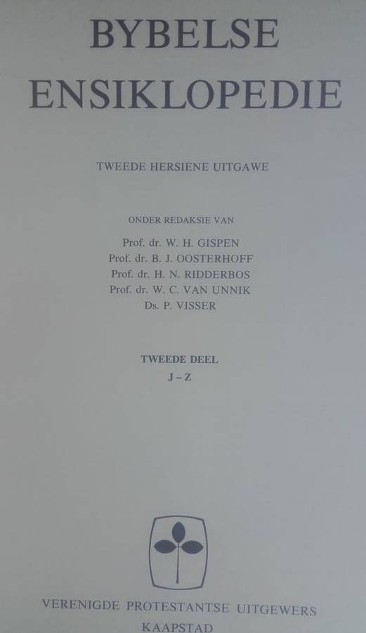 Bible - Bybelse Ensiklopedie - Part 1+2 - 1977