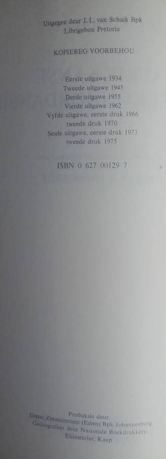 Bible - Die Afrikaanse Bybelkonkordansie - 1975