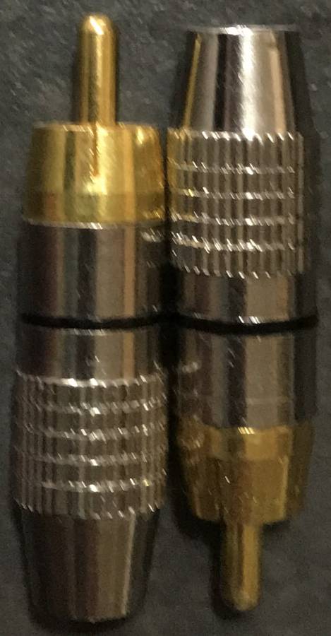 RCA Connectors - Metal x 17