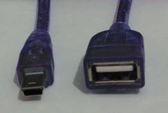 mini usb male to usb female cable!