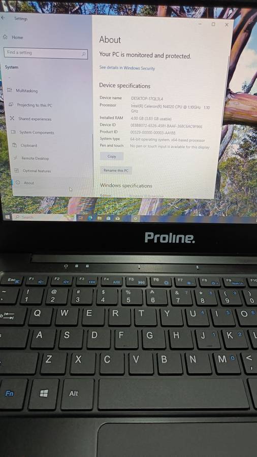 Proline Laptop