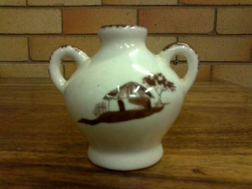 PRETTY SMALL HAND PAINTED VASE
