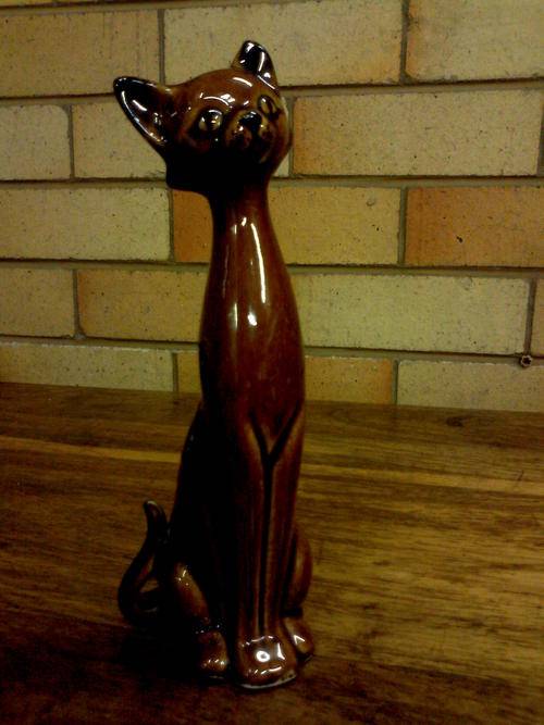 LOVELY TALL PORCELAIN CAT