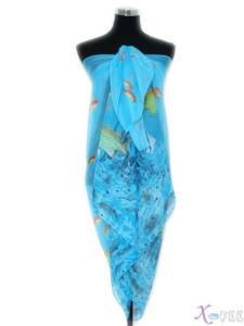 LADIES SARONG HAWAII BLUE - NEW
