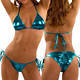 LADIES METALLIC BIKINI SIZE 32/34 - NEW