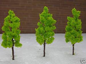 10 TREES   6CM - N SCALE
