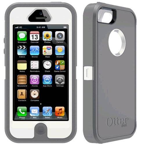 OtterBox Defender Series Case for iPhone 5 - Glacier (Gunmetal Grey)