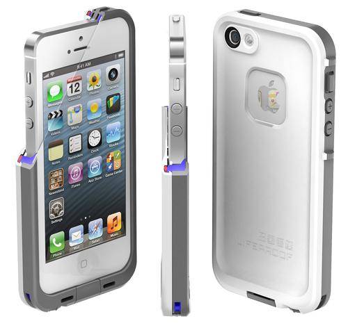 LifeProof case for iPhone 5 -   White / Gray   ***IN STOCK - READY TO SHIP***