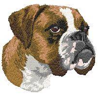 PEACH  Guest Towel Boxer  Dog