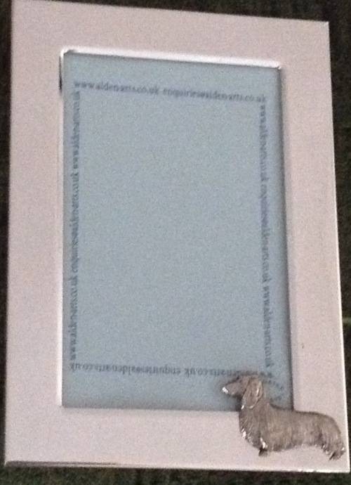 Dog Photo Frame Dachshund Long Haired  PORTRAIT
