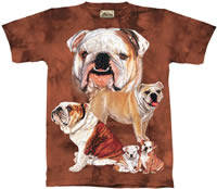 T shirt Bulldog Size Large