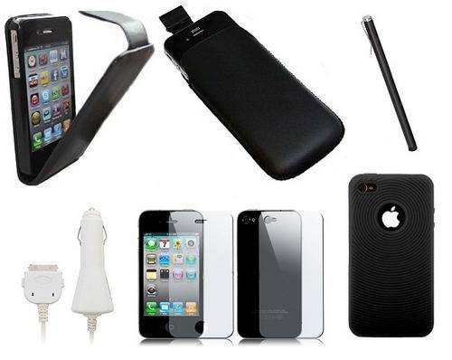 6pcs Car Accessories Bundle for iPhone 4G
