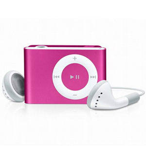 Mini Metal Clip MP3 Player (Pink)