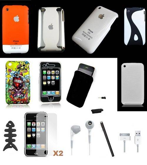 16pcs Accessories Bundle for iPhone 3GS