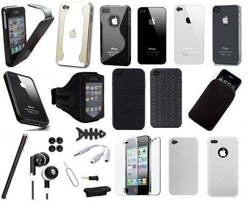 22pcs Accessories Bundle for iPhone 4G